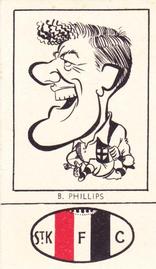 1954 Fyna Foods Victorian Football Caricatures #22 Bruce Phillips Front